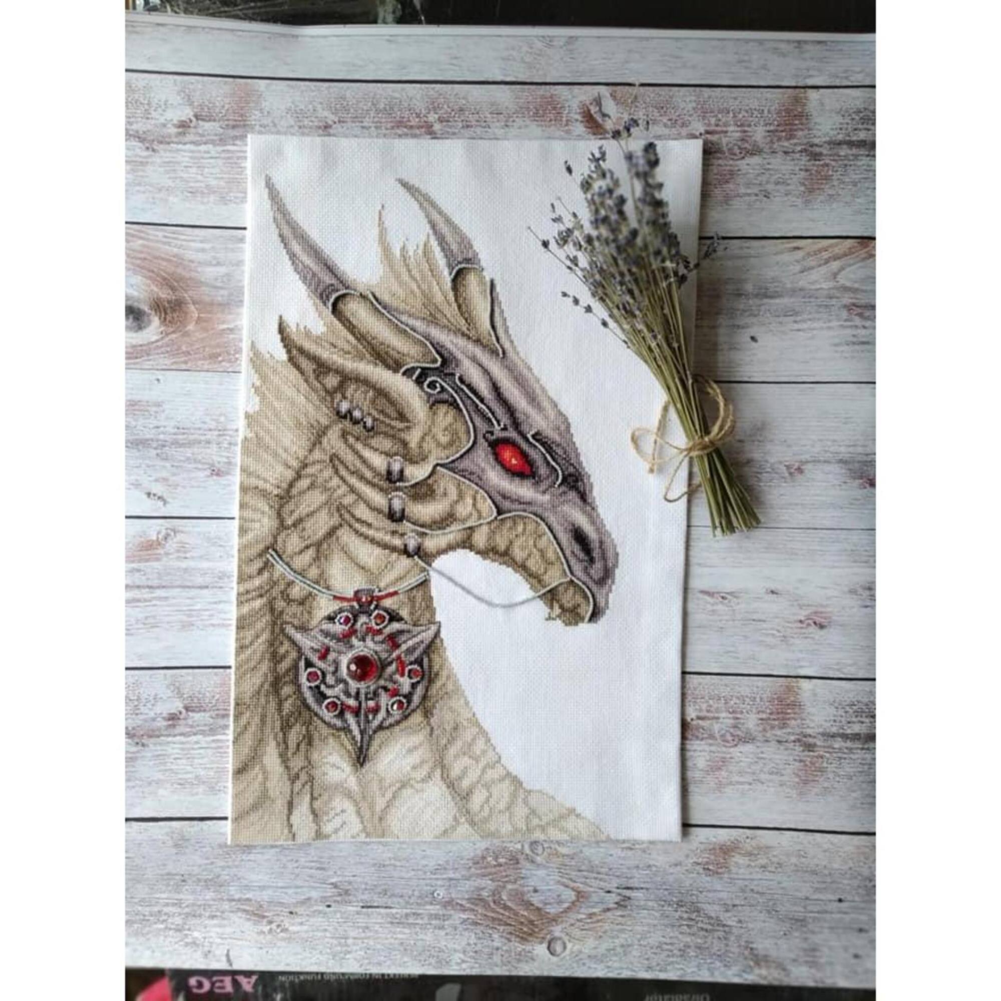 Charivna Mit Cross Stitch Kit Guardian Of Treasure